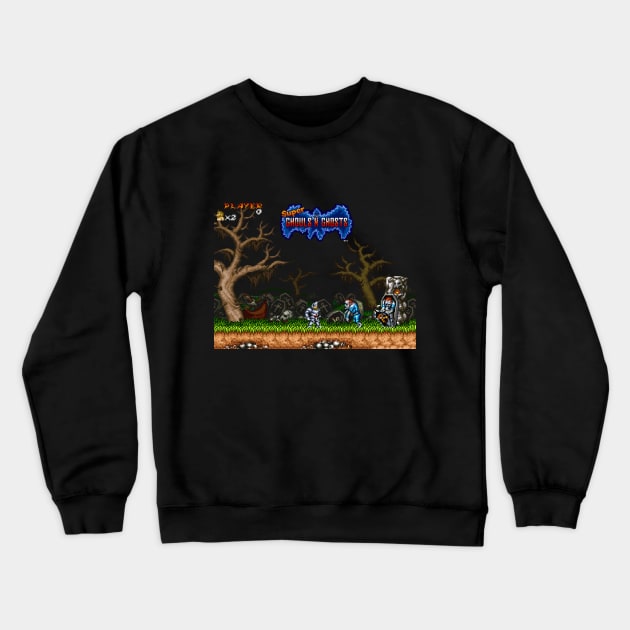 Super Ghouls & Ghosts video game fan Crewneck Sweatshirt by JSnipe